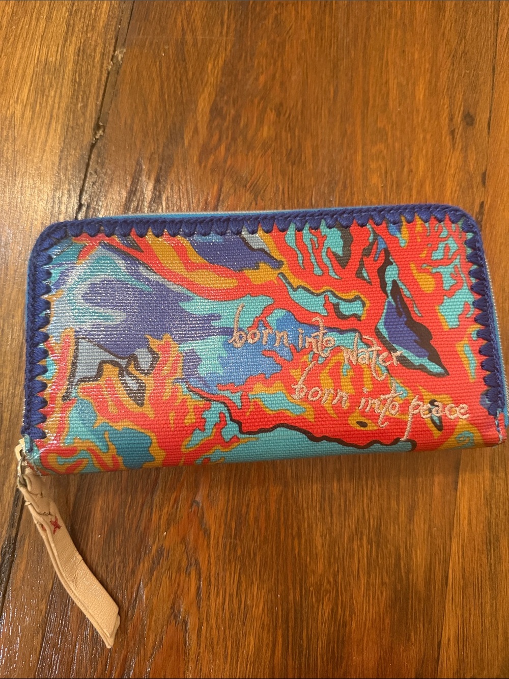 Sak Roots Multicolor Zip Wallet